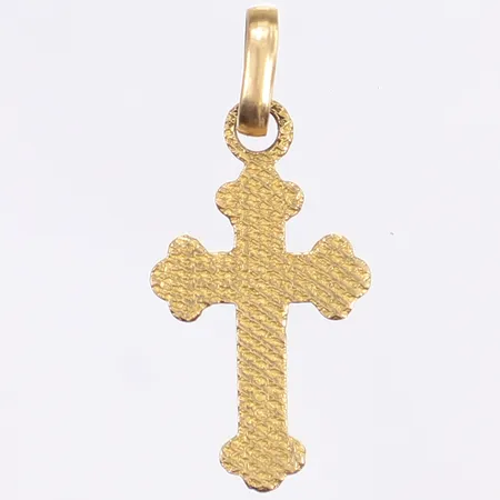 Hänge, kors, 28x13mm, 21K Vikt: 1,3 g