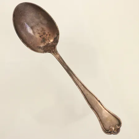 Sked, modell Symfoni, längd 17cm, Mema, år 1957, 830/1000 silver  Vikt: 35,2 g