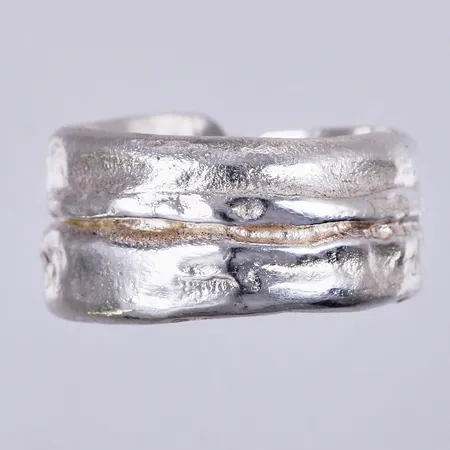 Ring Björn Weckström, Lapponia, 1970, 18, bredd ca 10-11mm, Sterling 925/1000 silver Vikt: 8,8 g