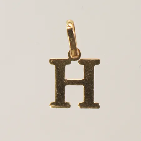 Hänge "H", 12mm, 18K Vikt: 0,2 g