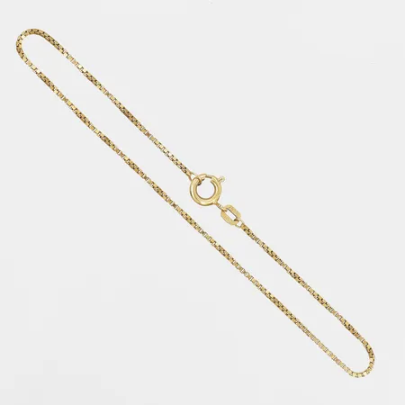 Armband, Venezia, längd: 19cm, bredd: 1mm, 18K guld.  Vikt: 1,6 g