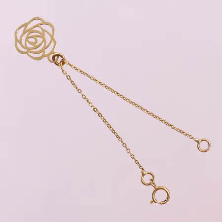 Armband med berlock, längd 9cm, bredd 0,75-12mm, till barn, 18K  Vikt: 1,1 g