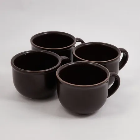 4 Glöggmuggar, Höganäs, keramik, höjd 5cm, 8cl, kartong. 
