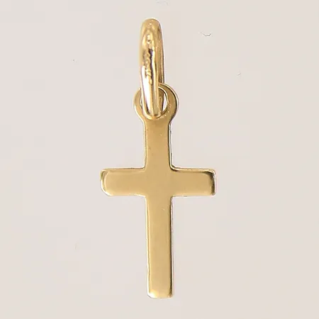 Hänge kors, 18x7mm, 18K  Vikt: 0,3 g