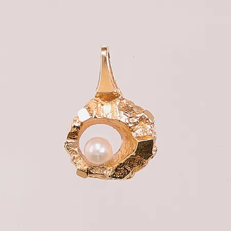 Hänge Lapponia, 16x11mm, pärla, 18K 1,5g.