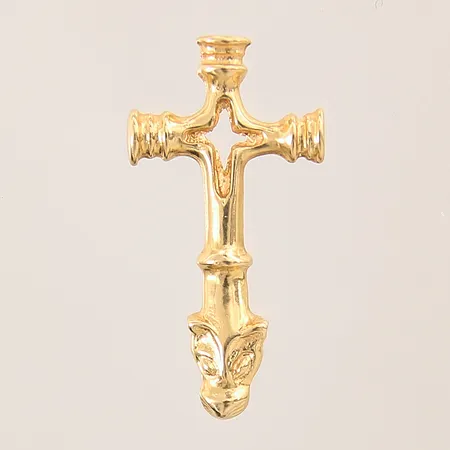 Hänge, kors, 25x13mm, 18K  Vikt: 2,8 g