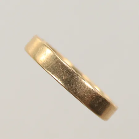 Ring, slät, stl 20,gravyr, 14K Vikt: 5,3 g