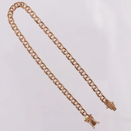 Armband, Bismarck, Indo Nordic, 19cm, bredd 4mm, 18K  Vikt: 5 g