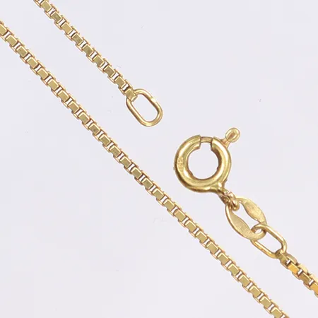 Halskedja, Venezia, 51cm, bredd 1,3mm, 18K Vikt: 6,6 g