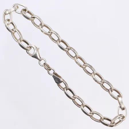 Armband, ankarlänk, längd 19cm, bredd 5,3mm, silver 925/1000 Vikt: 8,2 g