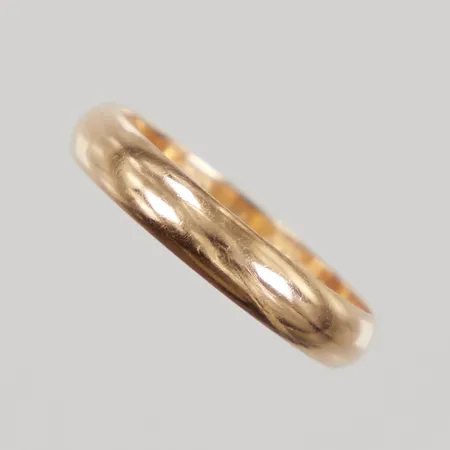 Ring, 16¾, bredd 3,5mm, gravyr, 18K,  Vikt: 2,5 g
