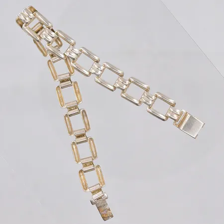 Armband, 19cm, bredd 10,5mm, silver Vikt: 13,1 g
