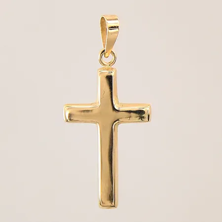 Hänge, kors, 29x13mm, 18K  Vikt: 1,3 g