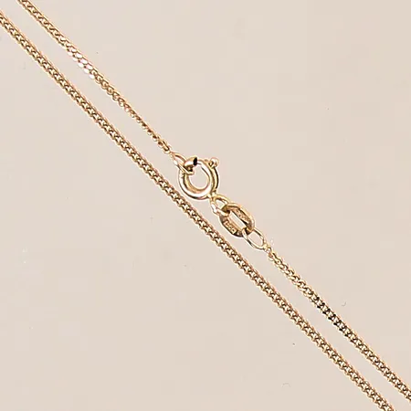 Kedja Pansar, längd 38cm, bredd 1mm, 18K Vikt: 2,2 g