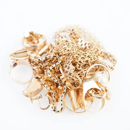 Diverse guld, 18k Vikt: 94,3 g
