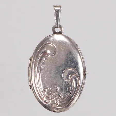 Hänge, medaljong, 33mm, 925/1000 silver Vikt: 3,2 g