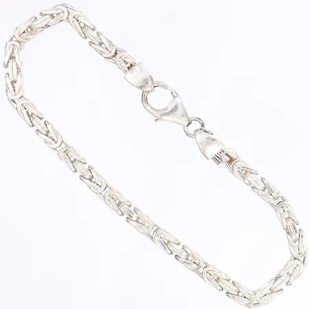 Armband Kejsarlänk, längd 21cm, bredd 4mm, 925/1000 silver Vikt: 21,4 g