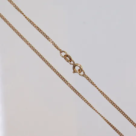 Kedja pansar, 42cm, bredd 1,5mm, Balestra, 18K  Vikt: 4,2 g
