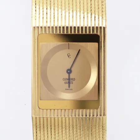 Armbandsur Concord, quartz, 20cm, bredd:19-24mm, nr: 5077615, 490915, batteribyte krävs 18K  Vikt: 84,7 g
