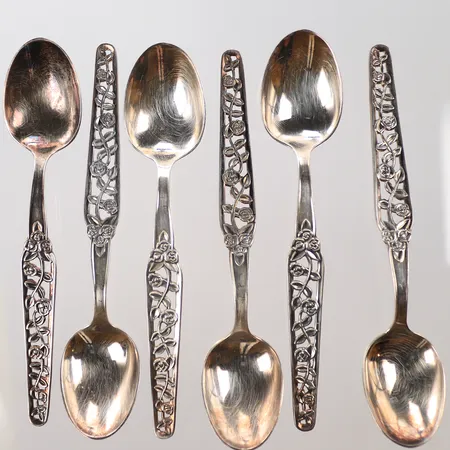 12 teskedar, 12cm, silver, 830/1000 Vikt: 136,7 g