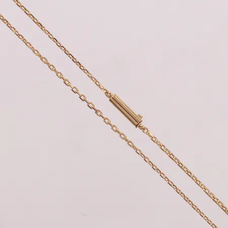Kedja Ankar, längd 58cm, bredd 1,3mm, CG Hallberg, Stockholm, 18K  Vikt: 4,3 g