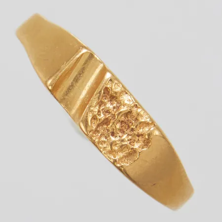 Ring, defekt, skev, 18K Vikt: 2 g
