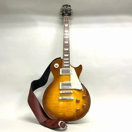 Elgitarr Epiphone Les Paul Standard, ser nr 10071512747, made in China, gitarrem i läder med skumstoppning, LM Products, mjukt fodral med rökodör Vikt: 0 g Skickas med Bussgods eller PostNord