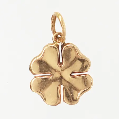 Hänge fyrklöver, 15x10,3mm, 18K Vikt: 0,6 g
