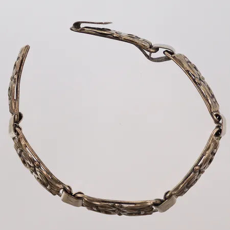 Armband, defekt, går ej att låsa, silver 830/1000, 18,9g Vikt: 18,9 g