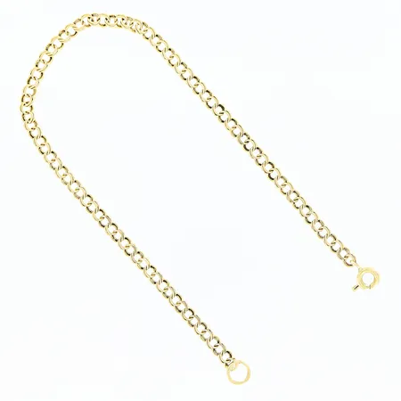 Armband Bismarck, 18,5cm, bredd 3mm, 18K. Vikt: 2,7 g