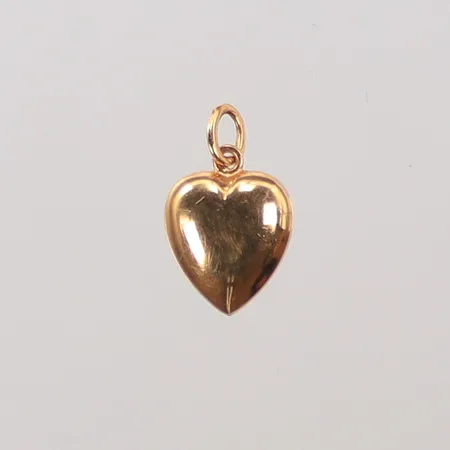 Hänge hjärta, 16x10mm, 18K Vikt: 0,8 g