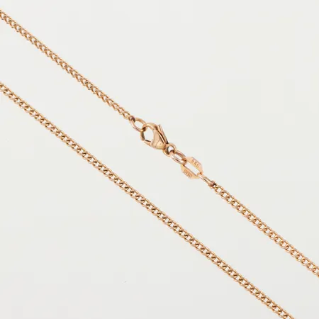 Collier Pansar, Balestra, längd 43 cm, bredd 1.7 mm, 9k.OBS! Skickas tidigast 4/8 pga. semesterstängt. Vikt: 3,6 g