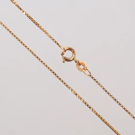 Halskedja Venezia, längd 43cm, bredd 1mm, 18K Vikt: 3,3 g