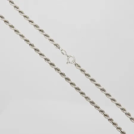 Silverkedja, cordell, längd: 40,5cm, bredd: 3,8mm, 925/1000 Vikt: 17,2 g