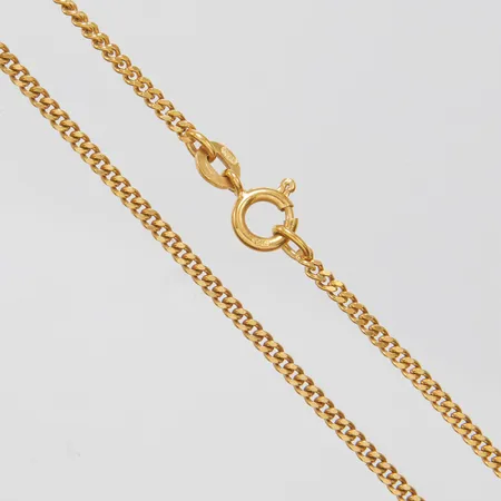 Kedja, pansarlänk, längd: 51cm, bredd: 1,7mm, UnoAErre, 18K Vikt: 6,9 g
