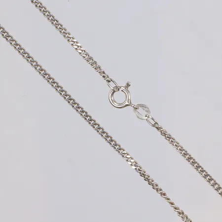 Kedja, pansar, 42cm, bredd 2mm, silver 925/1000  Vikt: 4,6 g