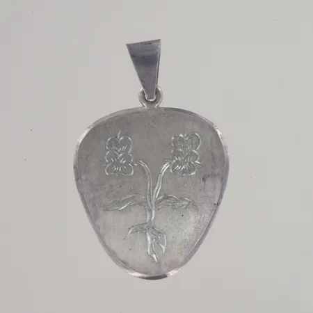 Hänge, längd 17,5 cm, bredd 2,3 mm, Silver 925/1000 Vikt: 3,3 g