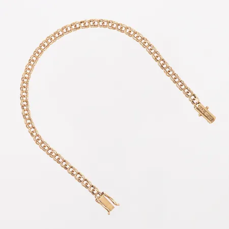 Armband Bismarck, 19,5cm, bredd: 4mm, 18K Vikt: 6,1 g
