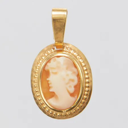 Hänge, camé, 16,8x8,7mm, 18K Vikt: 0,5 g