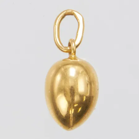 Hänge, massivt, 17,5x7,5mm, enstaka buckla, 18K Vikt: 4,6 g