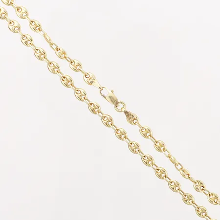 Kedja Bönlänk, 49cm, bredd: 5mm, 14K Vikt: 13,2 g