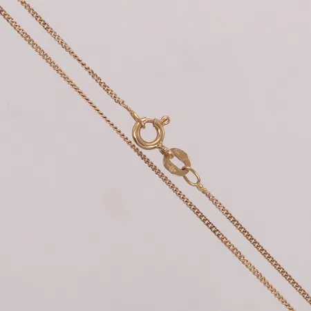 Kedja Pansar, längd 38cm, bredd 0,9mm, 18K Vikt: 1,5 g