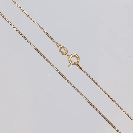 Kedja Venezia, 45,5cm, bredd 1mm, Balestra, 18K  Vikt: 3,1 g