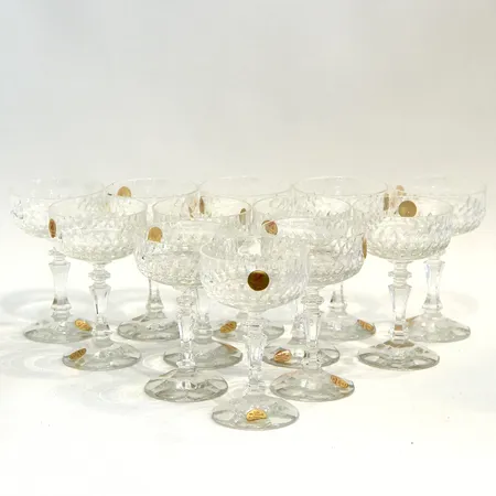 12 Likörglas, Höjd: 12cm, Cristallerie Zwiesel, Tyskland,  Skickas med paket.
