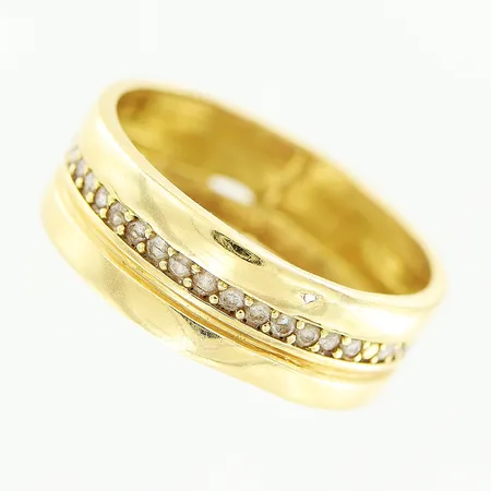 Ring, stenar, stl 17, defekt, 18K. Vikt: 1,7 g
