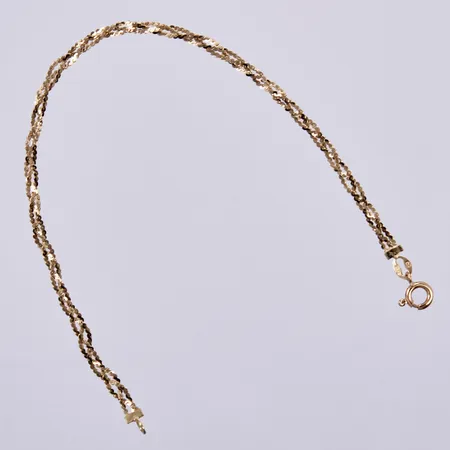 1 armband, längd: ca 19cm, bredd: ca 3mm, 18K Vikt: 2,6 g