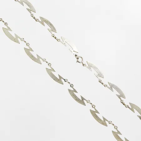 Collier, 43cm, bredd: 7mm, silver Vikt: 16,9 g