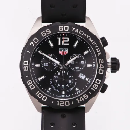 Herrur Tag Heuer Formula 1, refernsnr: CAZ1010,WHN4109, Ø43mm, quartz, borstat stål, gummilänk, garantikort, manual, box, ytterkartong