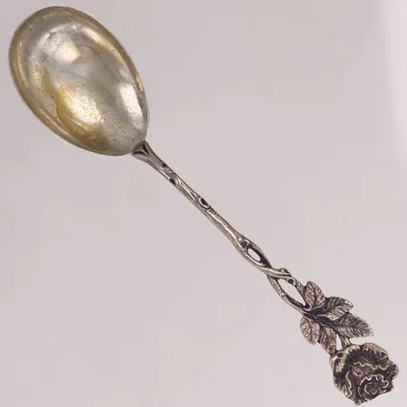 Sked, modell Rosen, längd 12cm, silver 830/1000 Vikt: 12,6 g