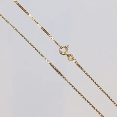Kedja Venezia, 50cm, bredd 1mm, 18K  Vikt: 5,6 g